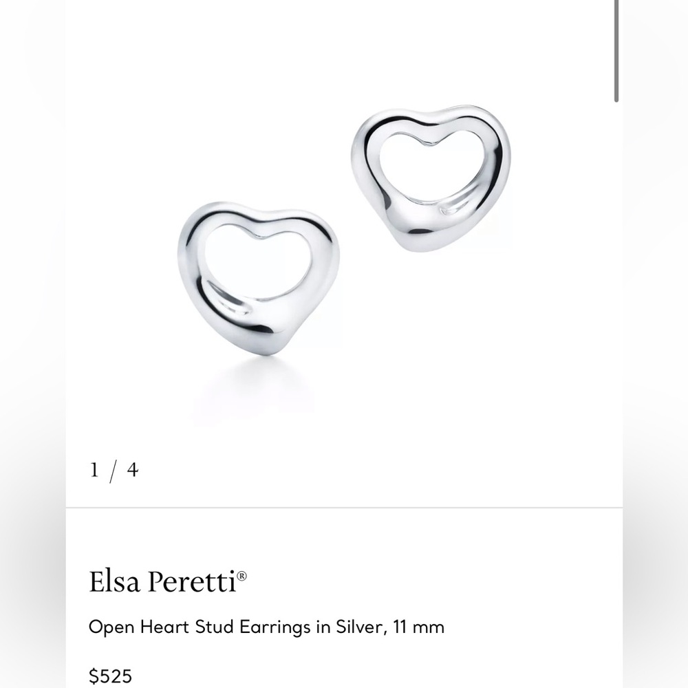 Authentic Tiffany & Co Elsa Peretti Earrings
